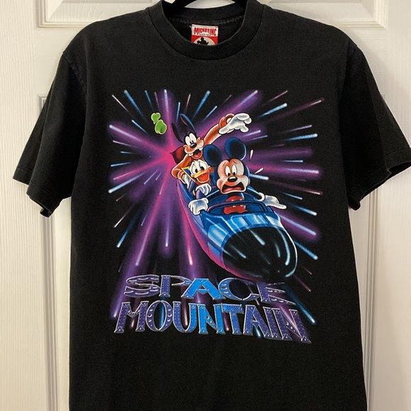 VTG Disney Space Mountain T Shirt - Picture 9 of 10